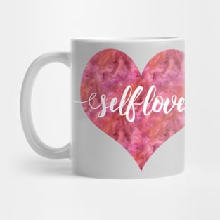 SELF LOVE | Rose Watercolor Mug